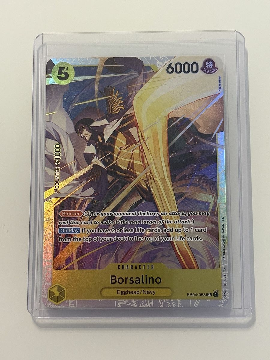 Bandai Carte collezionabili: One Piece TCG - Borsalino EB04-058 – Nuovo (secondo la descrizione) da Pieterlen venduto da Mira_o7