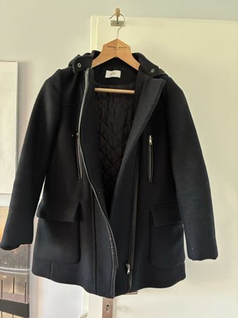 Manteau ZAPA laine bleu marine S