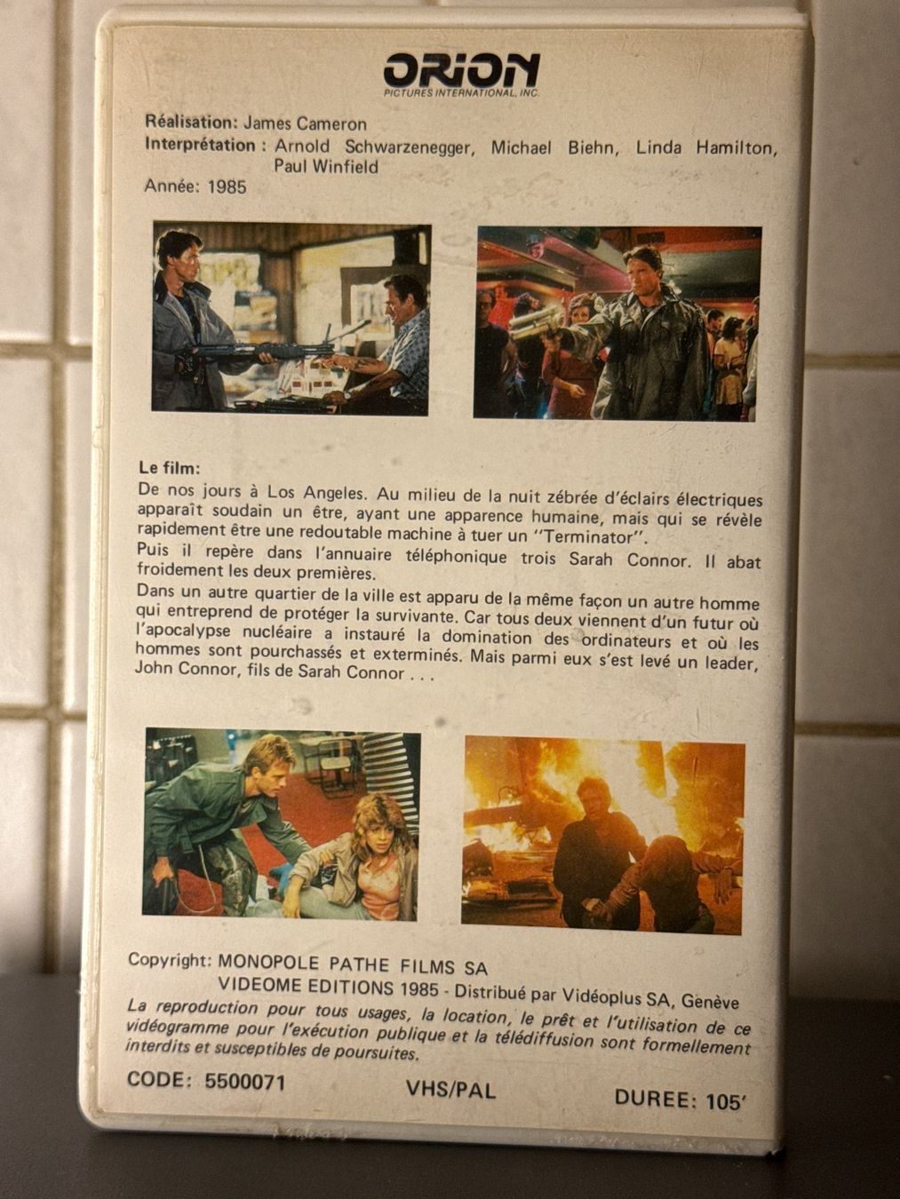 Alle VHS: FILM VHS TERMINATOR  84 – Gebraucht aus St imier von sav_bjf9 1