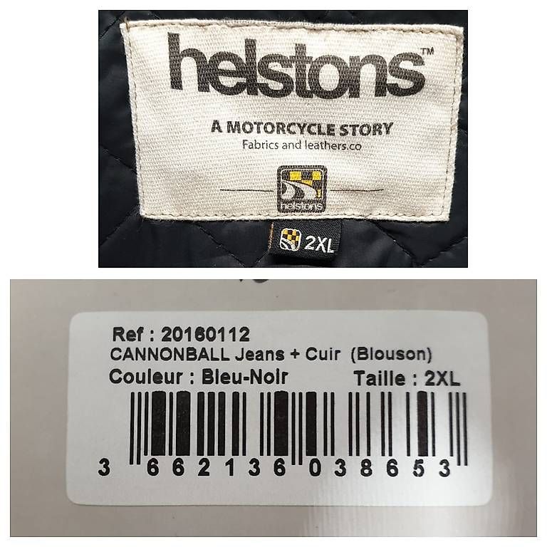 Jacken: Helstons Motorradjacke Leder-Jeans 2XL – Gebraucht aus Hünenberg von Rzirkon 3