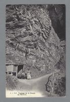 1912, PASSAGE DE LA GEMMI, LE PAVILLON, VUE ANIMÉE