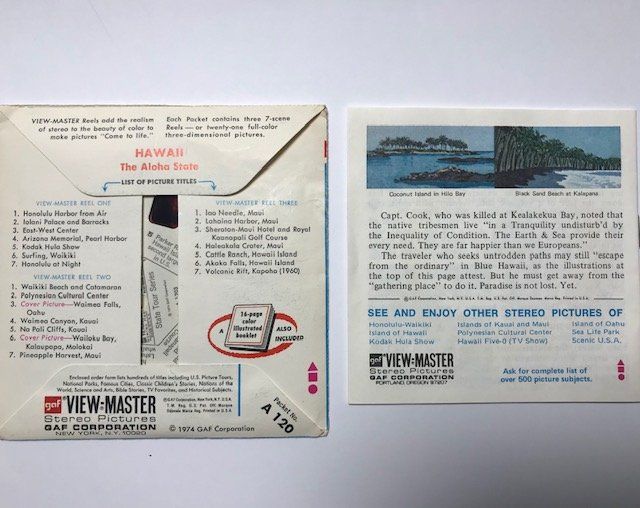 View-master Giocattoli: View-Master Hawaii von 1974 – Usato da Zürich venduto da gigimai67 2