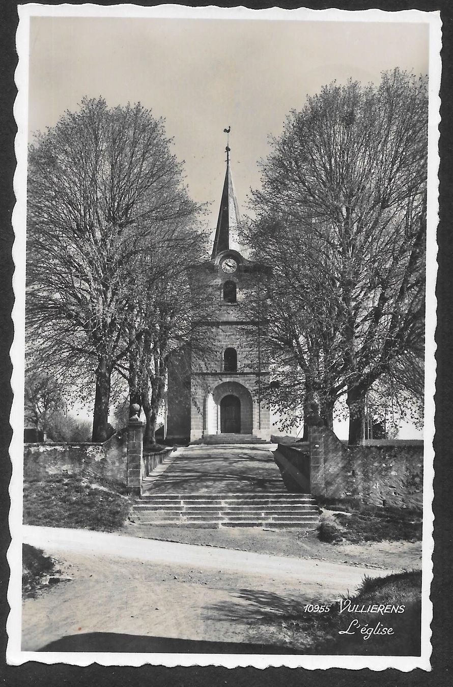 Cartoline postali: Vullierens L'église – Usato da Olten venduto da clotaldi