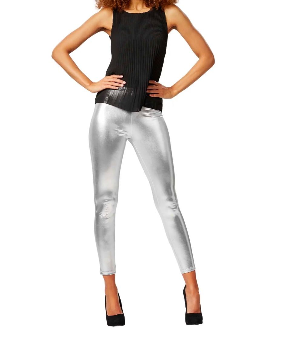 Kostüme: Metallic-Leggings silber Grösse S – Neu (gemäss Beschreibung) aus Necker von liq24 2