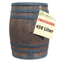 Regenfass 450 Liter im Eichenfassdesign