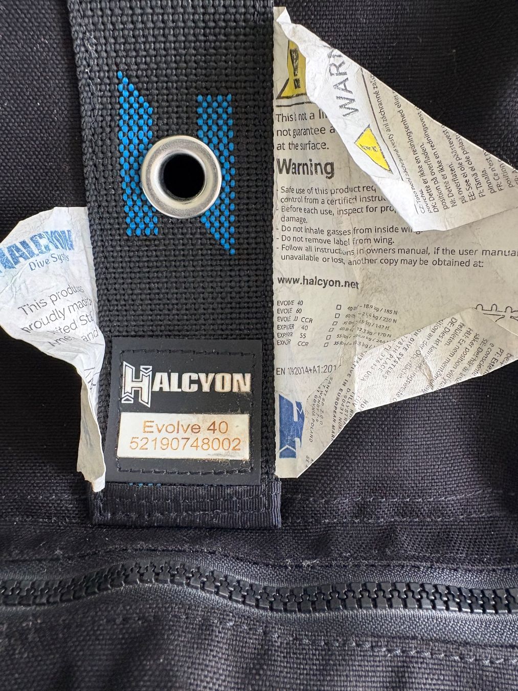 Bombole da sub: Hacyon Wing und Backplate – Usato da Saland venduto da chraebby1 6