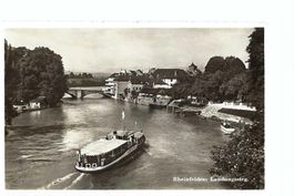 Rheinfelden, Aargau, Schiff vor dem Landungssteg, 1943