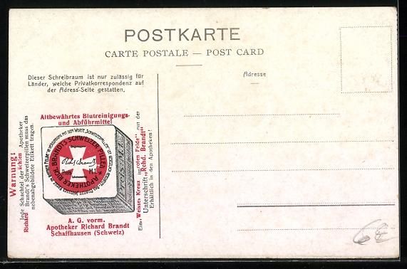 Cartoline postali: AK Axenstein, Ausblick gegen Pilatus – Usato da Berlin venduto da bartko-reher 1