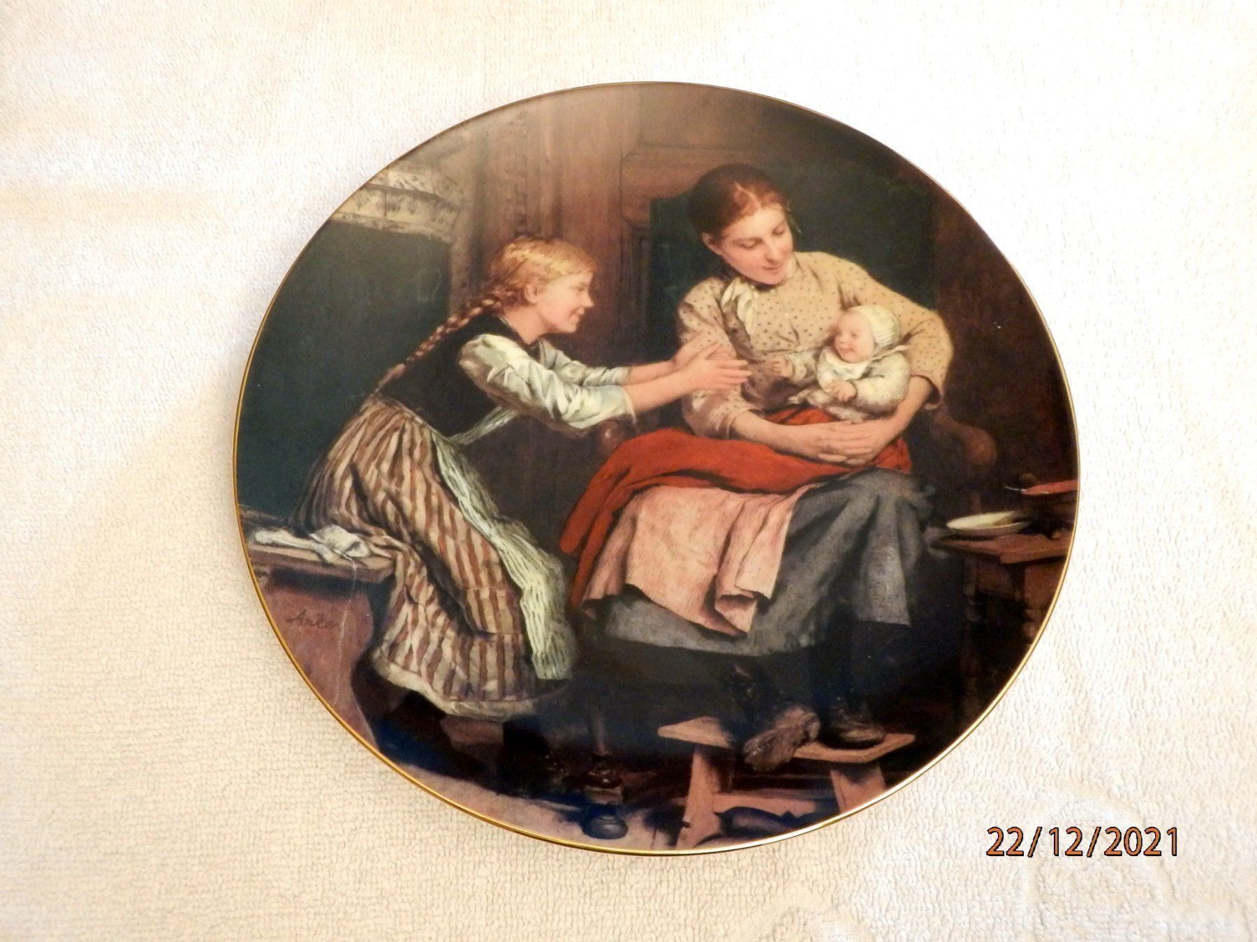 Teller: Albert Anker, Wandteller, Auflage limit. – Gebraucht aus Ueberstorf von dinbau 5