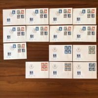 FDC PP 1.6.1965, 9x Set und 5x Blöcke