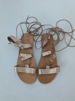 Sandalen Emmanuela Leder Rosegold Grösse 38 Leder