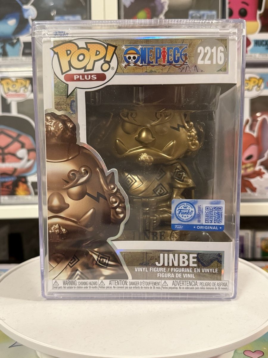 Funko Statuette: Funko Pop Jinbe One Piece 2216 – Nuovo e nell'imballaggio originale da Flüelen venduto da alex_y88