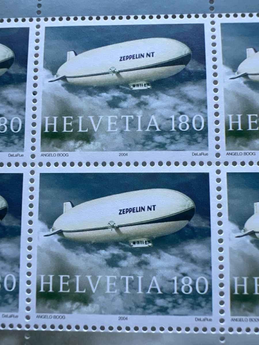 Tutti i francobolli: Frankaturware CH 10er Block Zeppelin – Nuovo (secondo la descrizione) da Glattbrugg venduto da Artos67 1