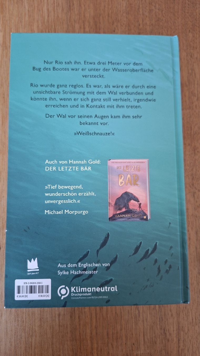 Libri: Buch: Der verschwundene Wal. – Usato da Zürich venduto da Olivenbaum33 1