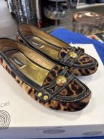 Dolce & Gabbana Loafers Leo Print Leder Grösse 36.5