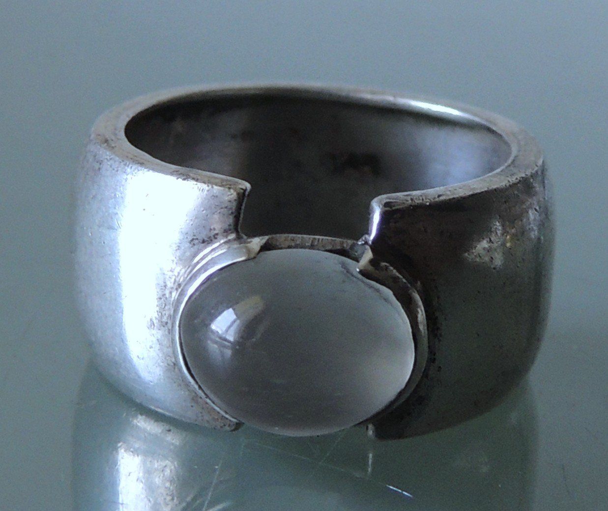 Anelli: Mondstein Silber 925 Fingerring Gr. 56 – Usato da Waldenburg venduto da schaller707 2