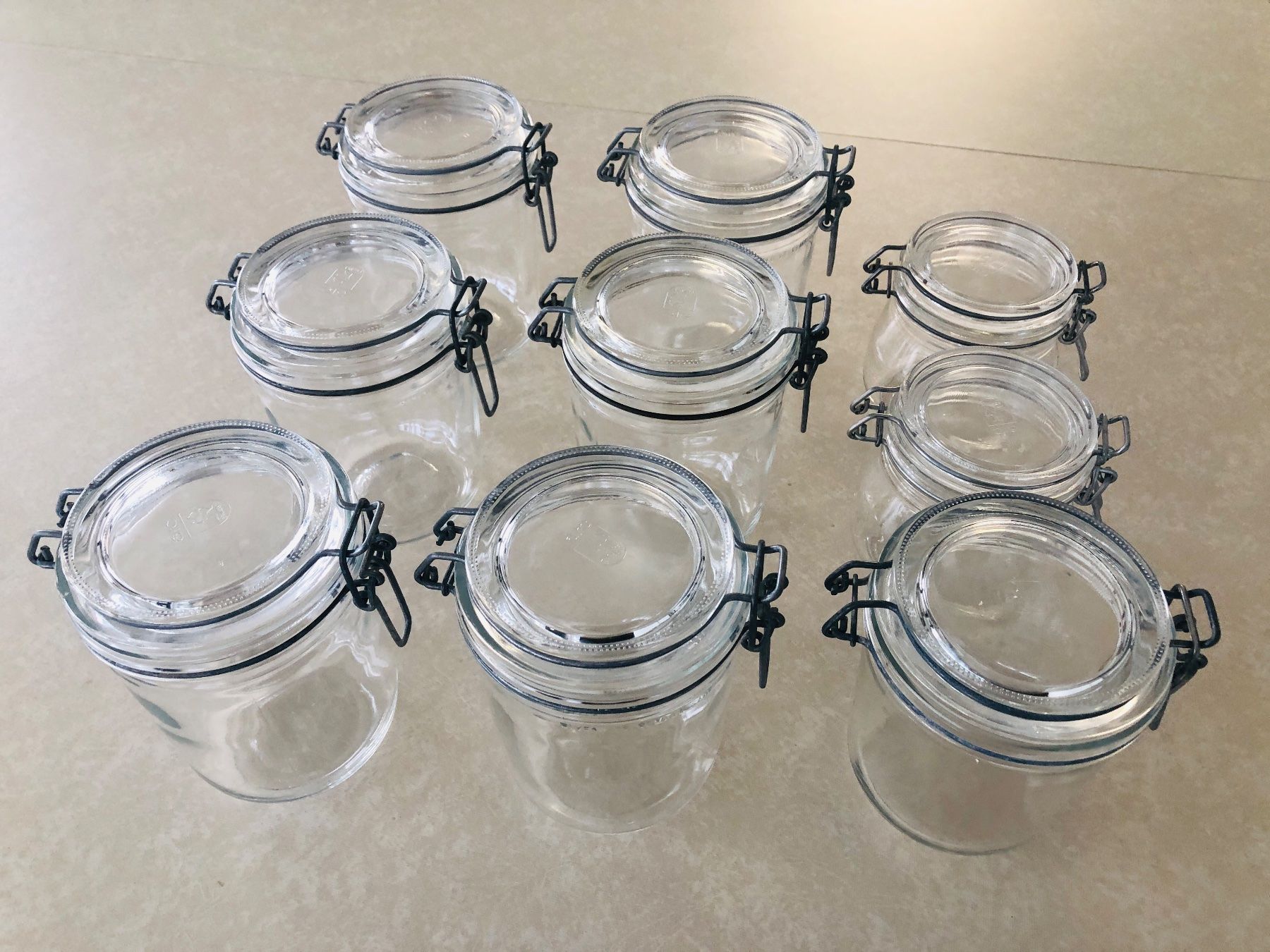 Behälter & Ähnliches: 9 Einmachgläser Bügelglas, Top Zustand – Gebraucht aus Balzers von Kubus28