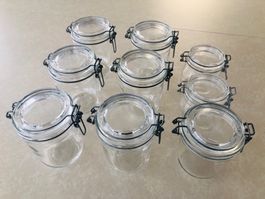 9 Einmachgläser Bügelglas, Top Zustand