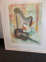 Original-Lithographie von Alban Welti mit Unterschrift