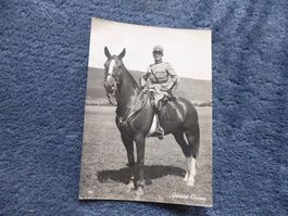 General Guisan,zu Pferd,Dorf,Uniform,Foto K.Egli, W.Pleyer
