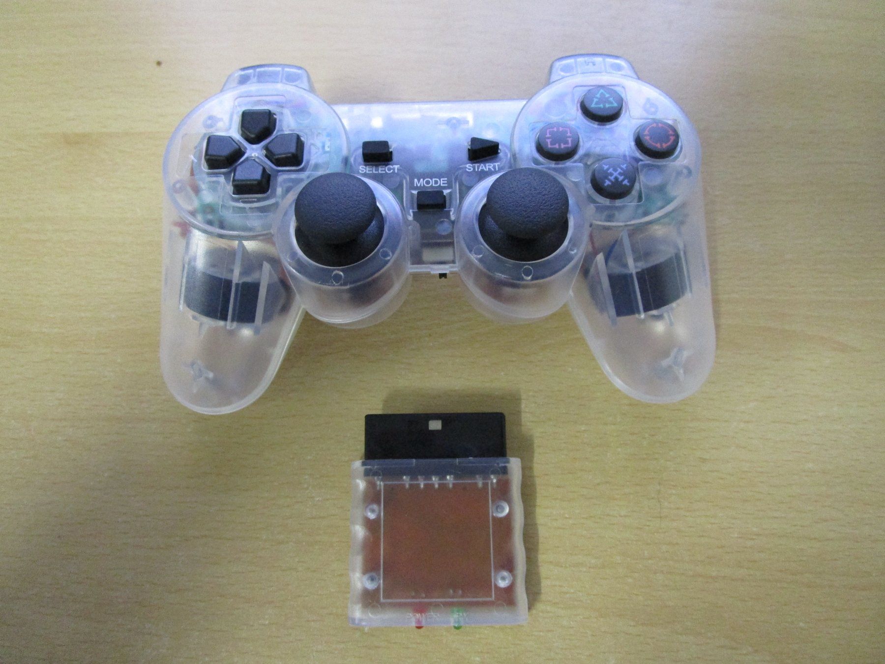 Controller: Playstation 2 Wireless Controller -clear - NEUWARE PS2 – Nuovo (secondo la descrizione) da Goldau venduto da agestuffer 1