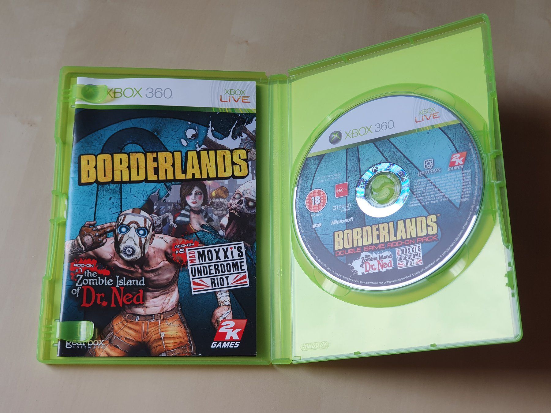 Microsoft Giochi: Borderlands Add-On Doppelpack – Usato da Stansstad venduto da collectorsshop 2