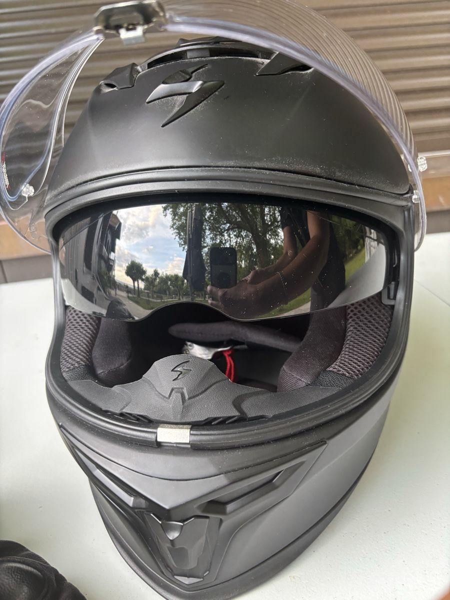 Caschi & visiere: Casque et gants de moto – Nuovo (secondo la descrizione) da Prangins venduto da Rodard8 1