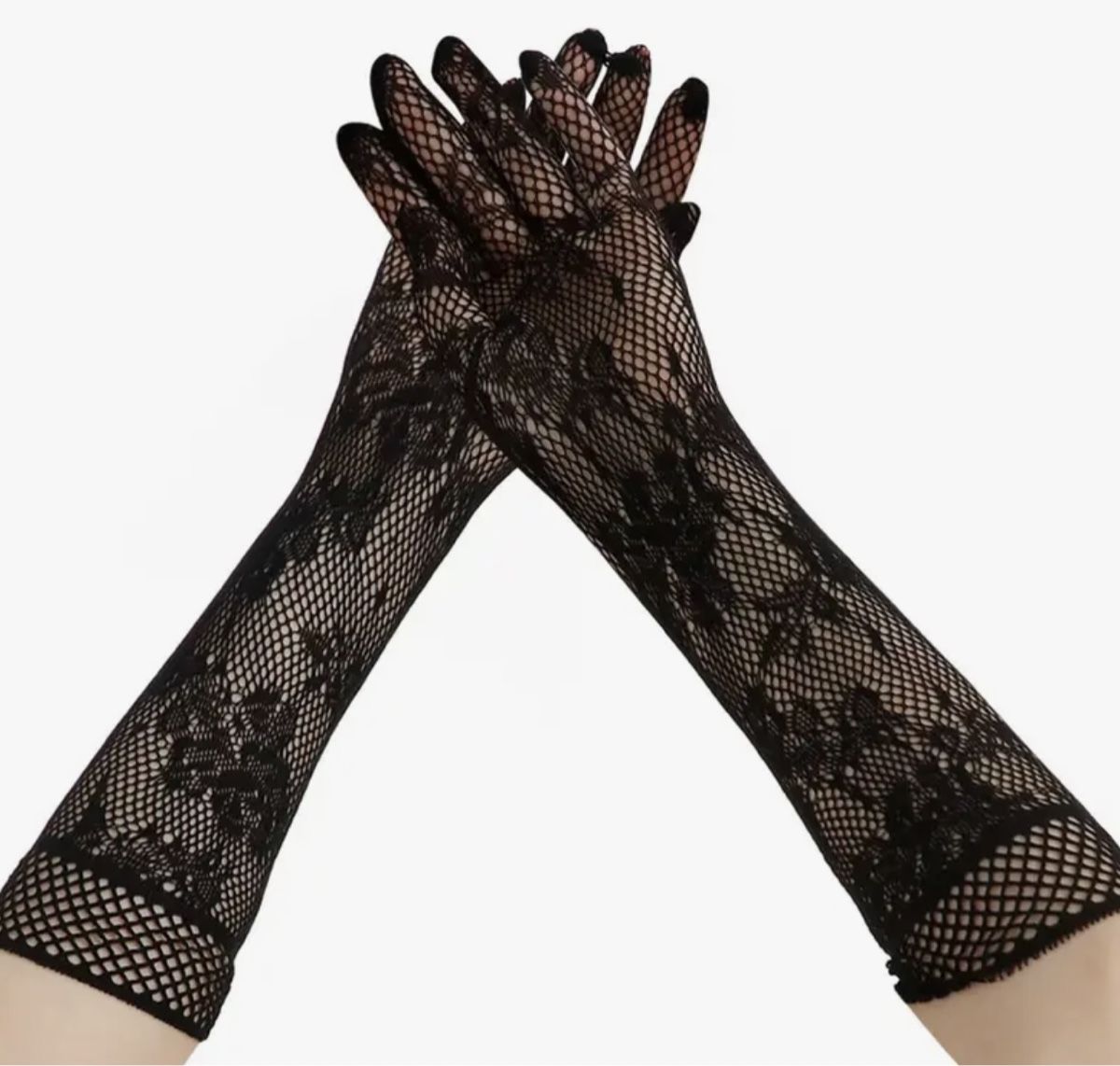 Guanti & manicotti: Chic Guanti Trasparente lunghe-1Size-nuovo – Nuovo e nell'imballaggio originale da Gordevio venduto da LanaZimm 2