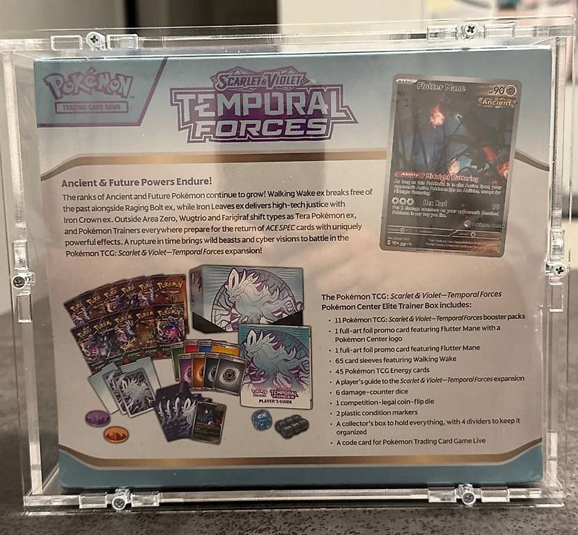 Pokémon Carte collezionabili: Temporal Forces Walking Wake Pokémon Center Elite Trainer Bo – Nuovo e nell'imballaggio originale da Penthaz venduto da Loupuce 2