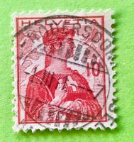  Nr.120 Brustbild der Helvetia mit Schwert GESTEMPELT    