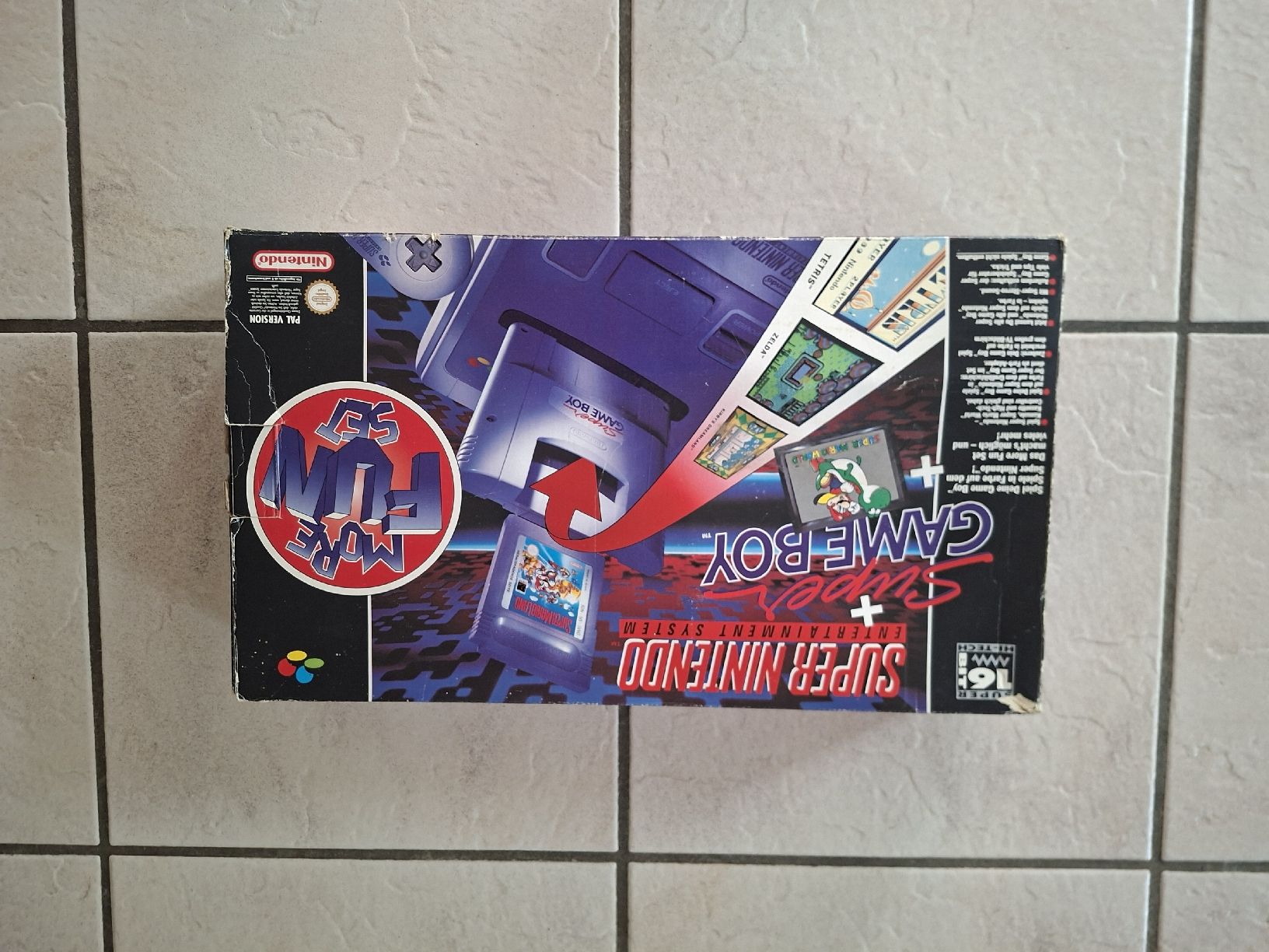 Nintendo Konsolen: Super Nintendo + Super Game Boy More Fun Set – Gebraucht aus Büren zum Hof von Flohmarkt_Bern 1