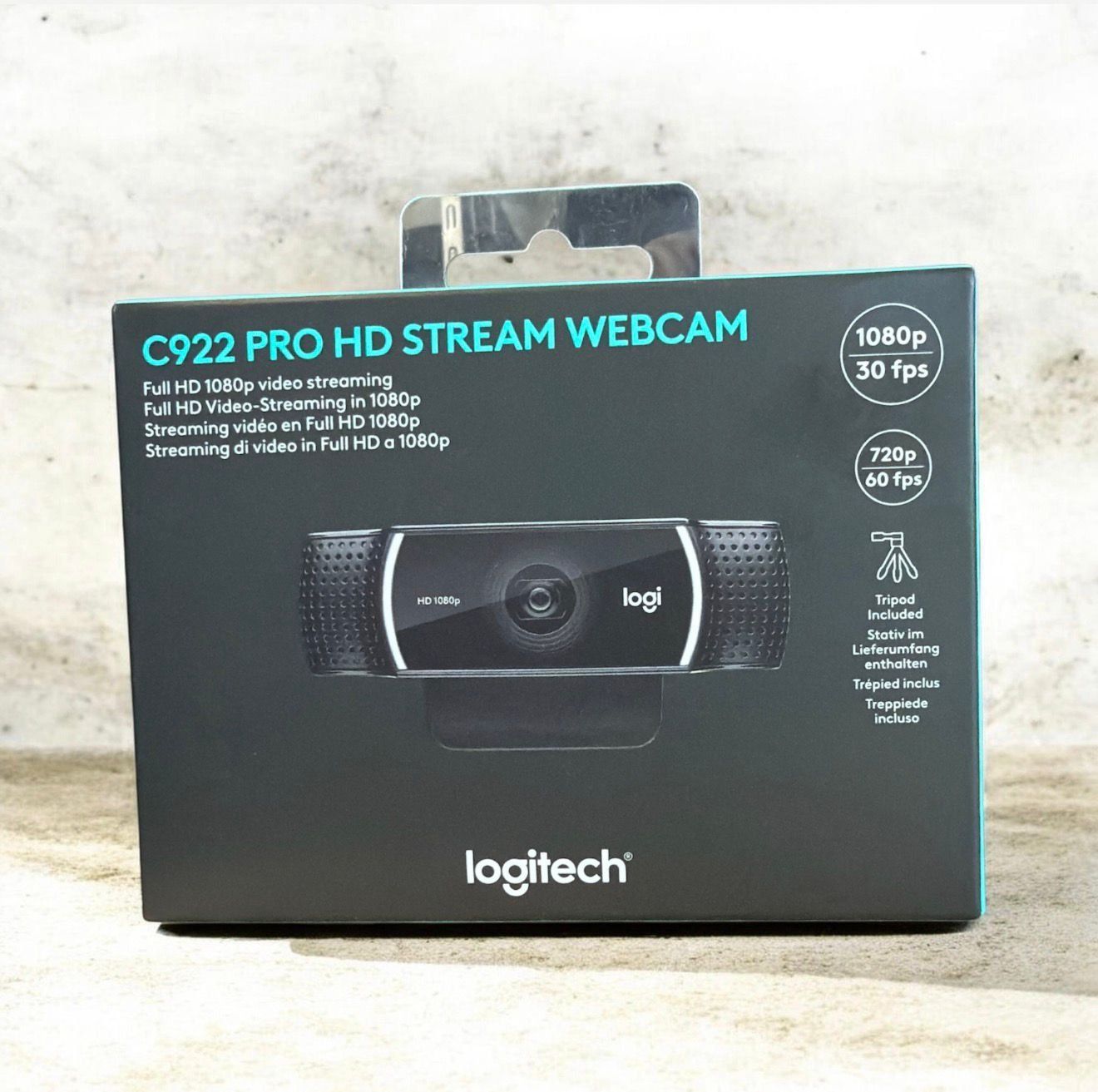 Logitech Webcams: Logitech 922 Pro Stream Webcam – Neu und originalverpackt aus Basel von iMediahuus