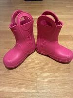 Kinder Gummistiefel Crocs Pink Grösse C9