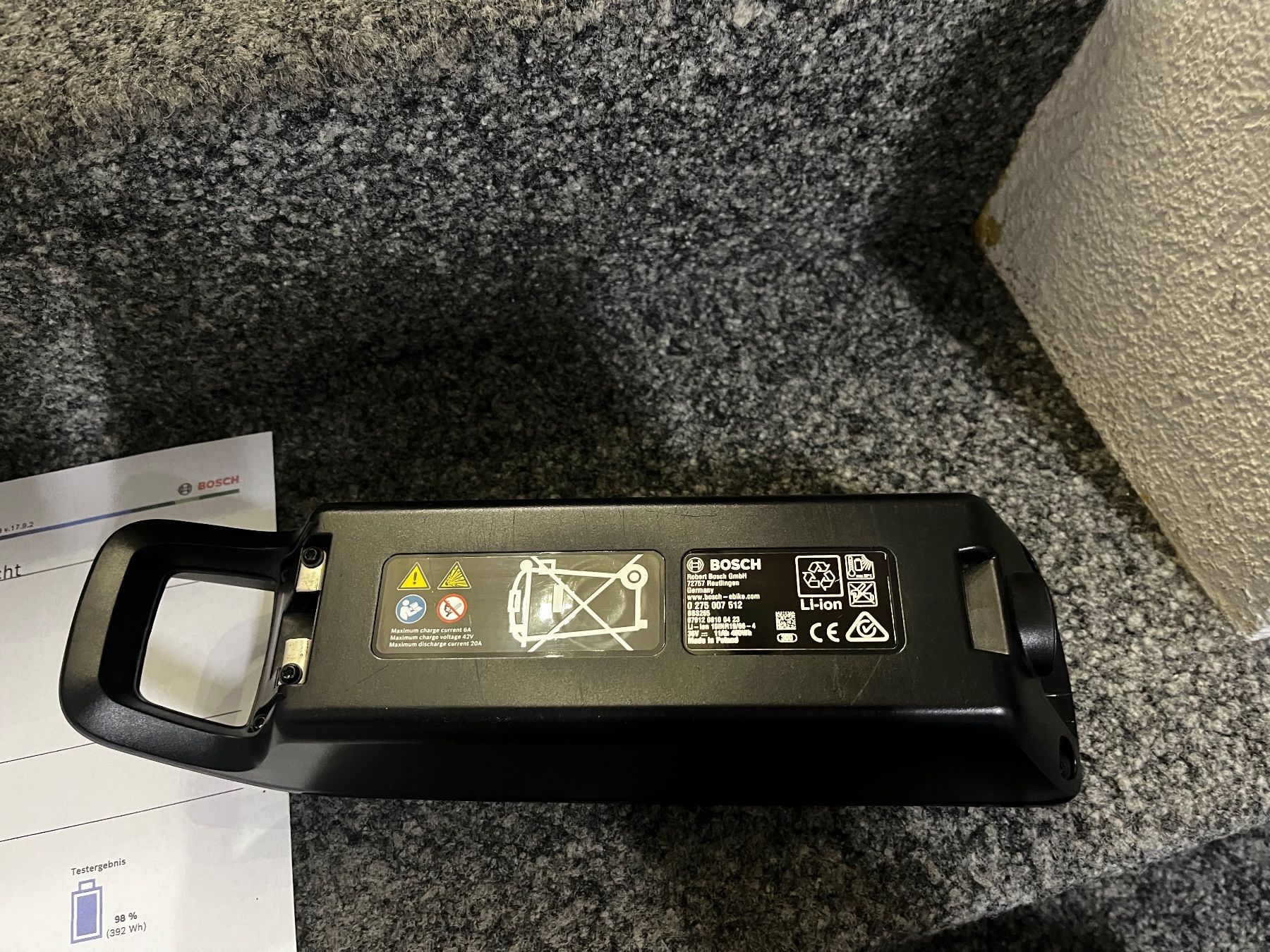 Bosch Batterie: Bosch Rahmen Akku – Usato da Mühlethurnen venduto da Kolly225 5