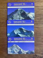 3 Taxcards, Alpenpanorama ungebraucht