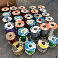 22kg Litzen Kupferdraht u.a 0.5 und 0.8mm2 in div. Farben