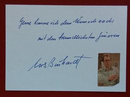 Urs Bosshardt Fertig Luschtig Autogramm 10x15cm CH-Schauspie