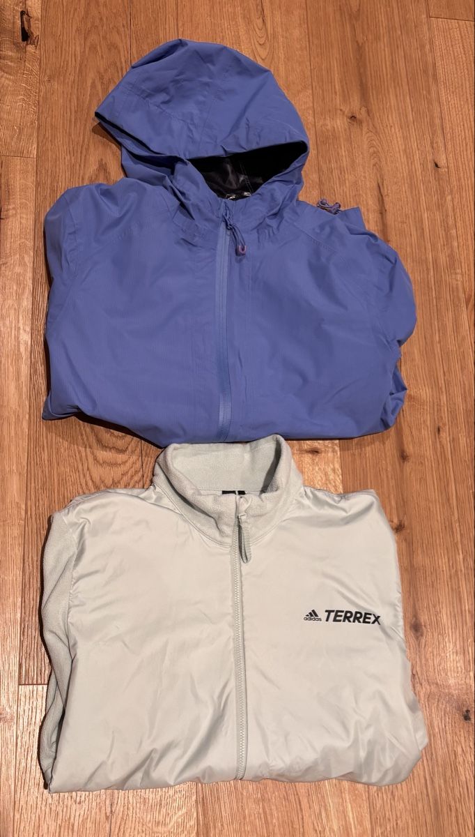 Adidas Giacche: Wanderset Adidas Terrex Fleece & Regenjacke – Usato da Glarus venduto da NaSaGaTh 3