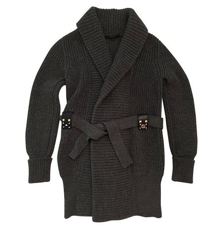 GUCCI Cardigan aus Wolle  Gr. S,  Anthrazit
