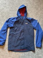 Jack Wolfskin Kids Rain Jacket Blue Size 164cm
