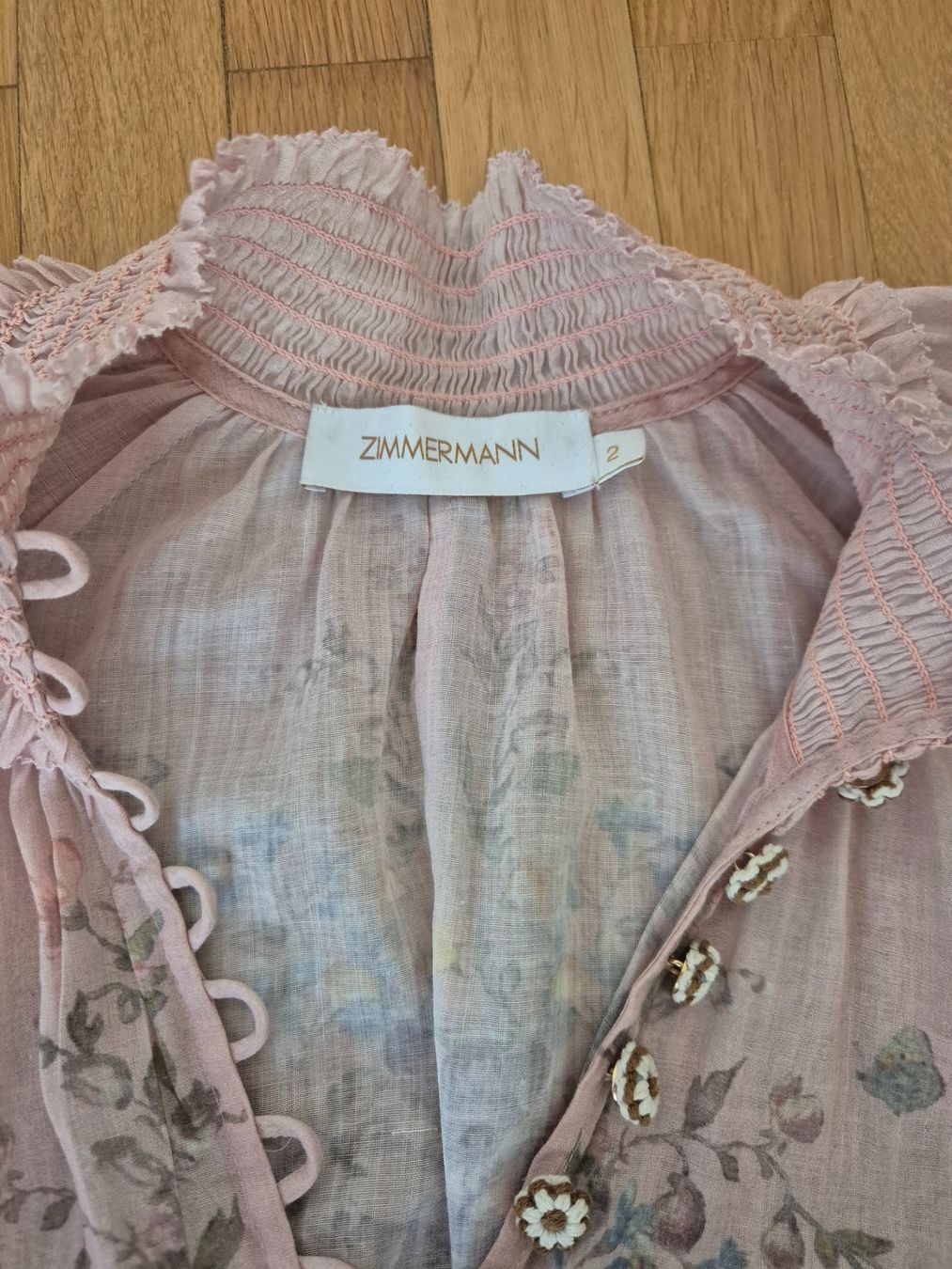 Zimmermann Camicette: ZIMMERMANN Waverly Bluse mit Blumen-Print – Usato da Hergiswil NW venduto da Adis_D 1
