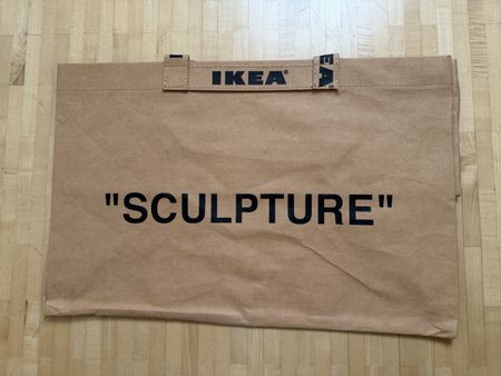 IKEA x Virgil Abloh Art Bag "Sculpture" Limited Edition