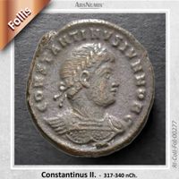 Antike römische Münze / Constantinus II / 4.Jh. nCh.