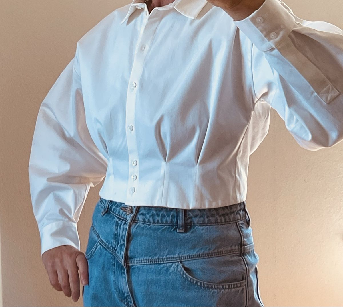 H&M Giacche: White Cropped Cotton jacket H&M – Usato da Oberwil b. Zug venduto da fis_2wtq 3