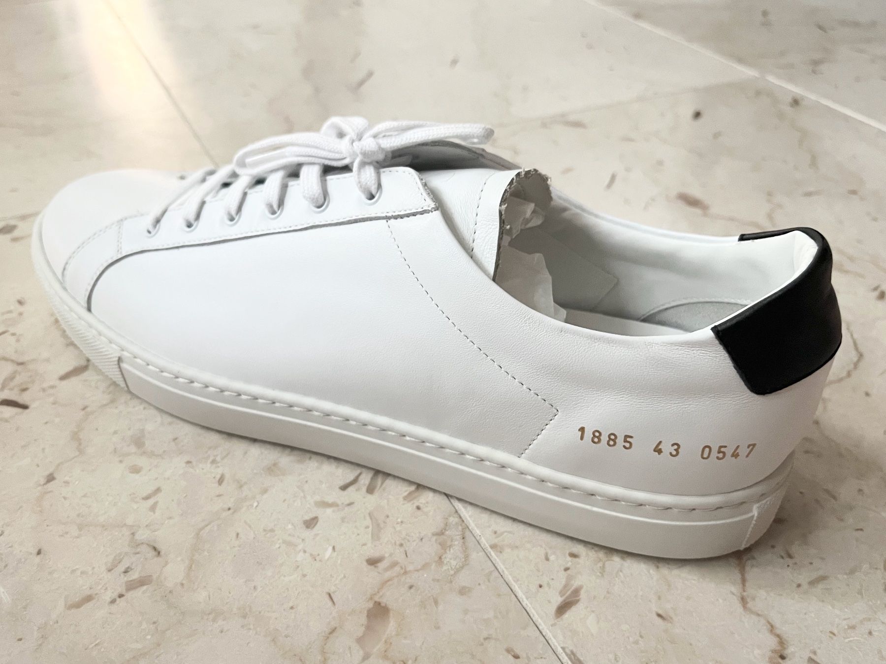 Scarpe da uomo: Common Projects Achilles Retro Leather Sneaker, EU43, NEU – Nuovo e nell'imballaggio originale da Zürich venduto da lou.lisa 3