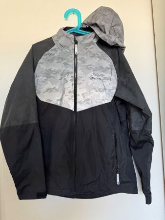 Veste de pluie 46 Nord noir et gris taille 152
