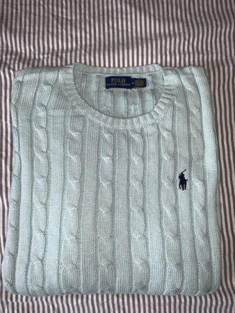 RALPH LAUREN Cable Knit Cotton Pullover gr.M wie neu
