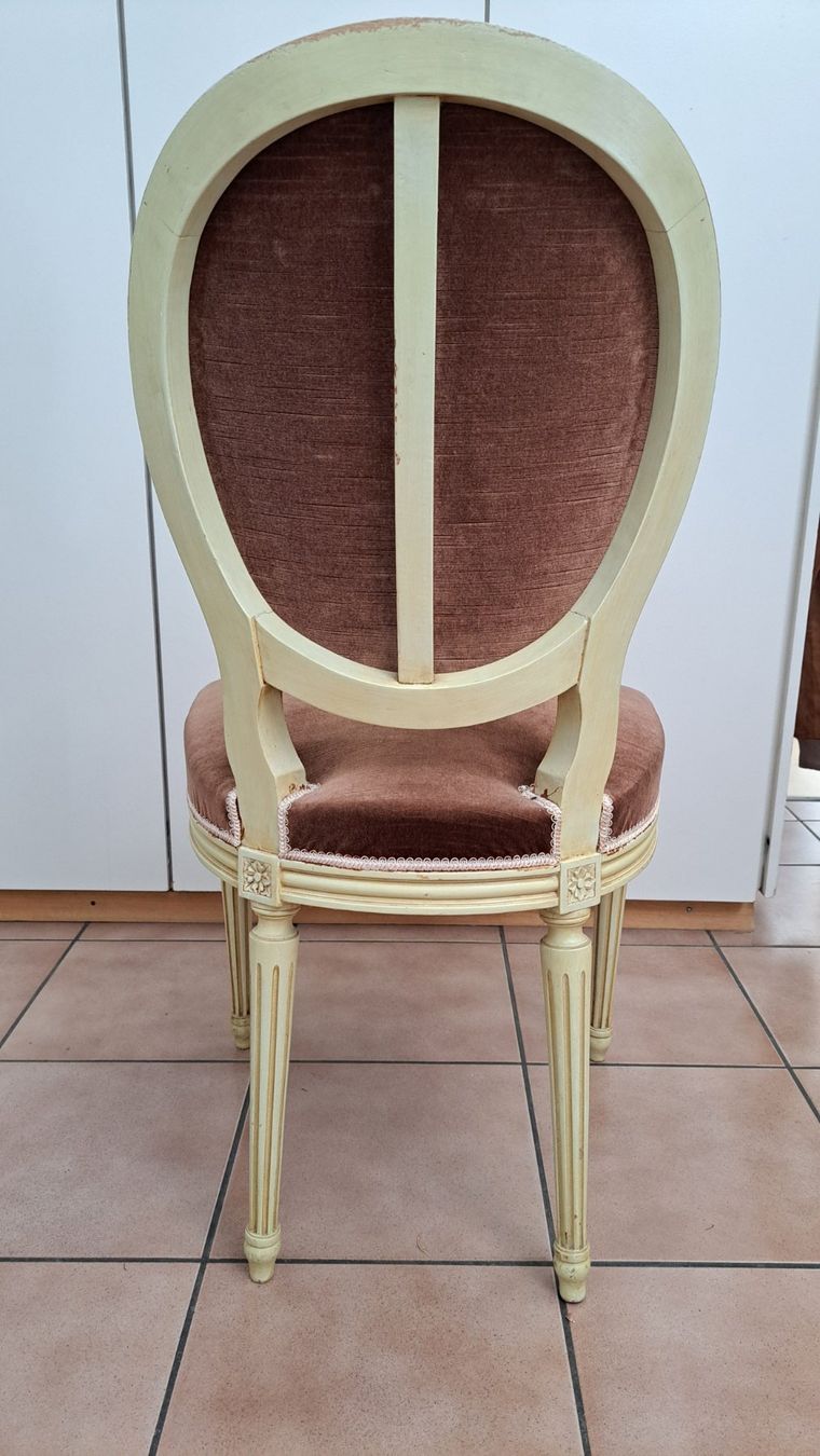 Stühle: Chaise médaillon style Louis XVI – Gebraucht aus Neuchâtel von Forestmanz 3