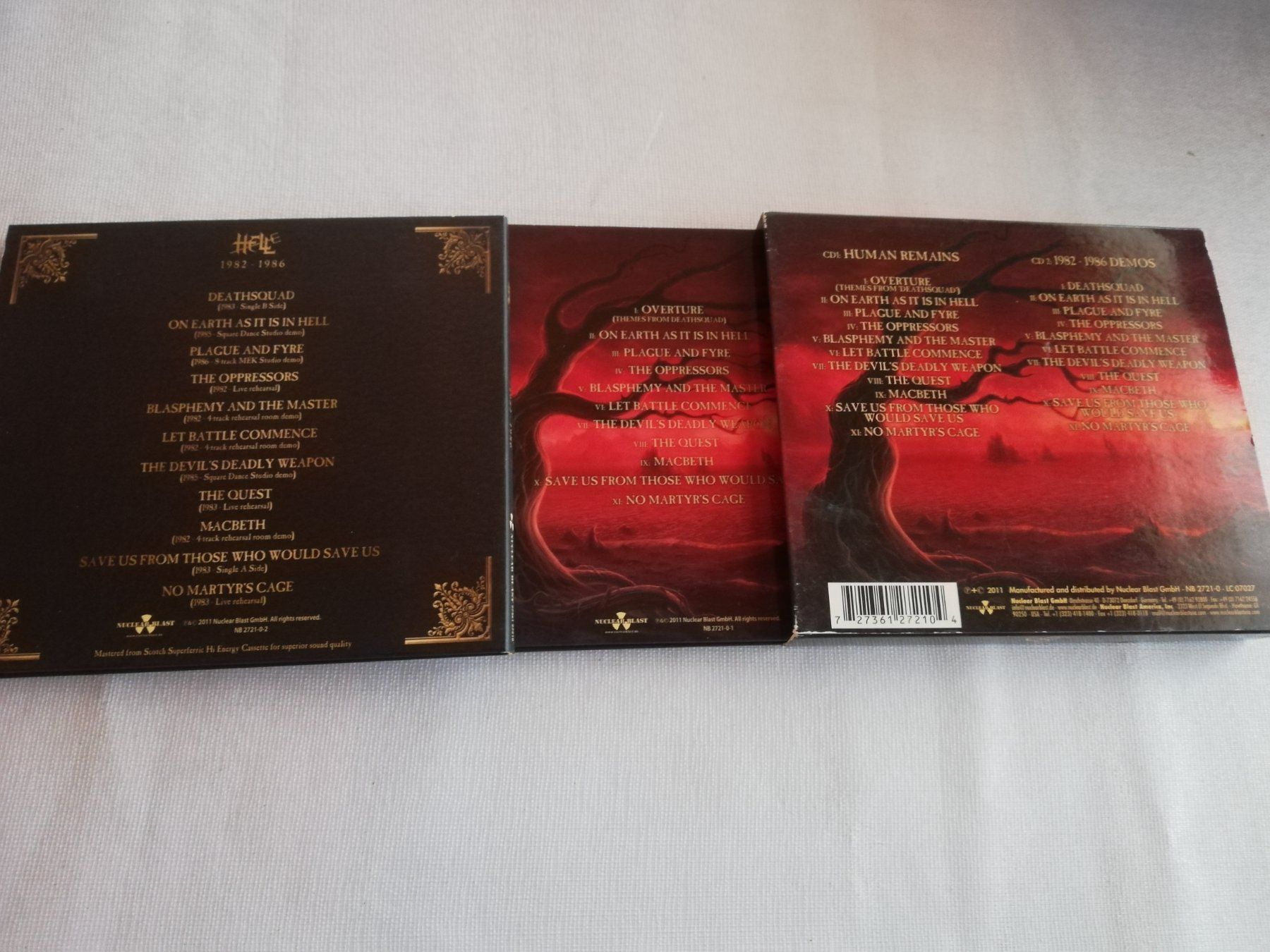 CDs: HELL - HUMAN REMAINS – Gebraucht aus Bern von Vinylsound.ch 1