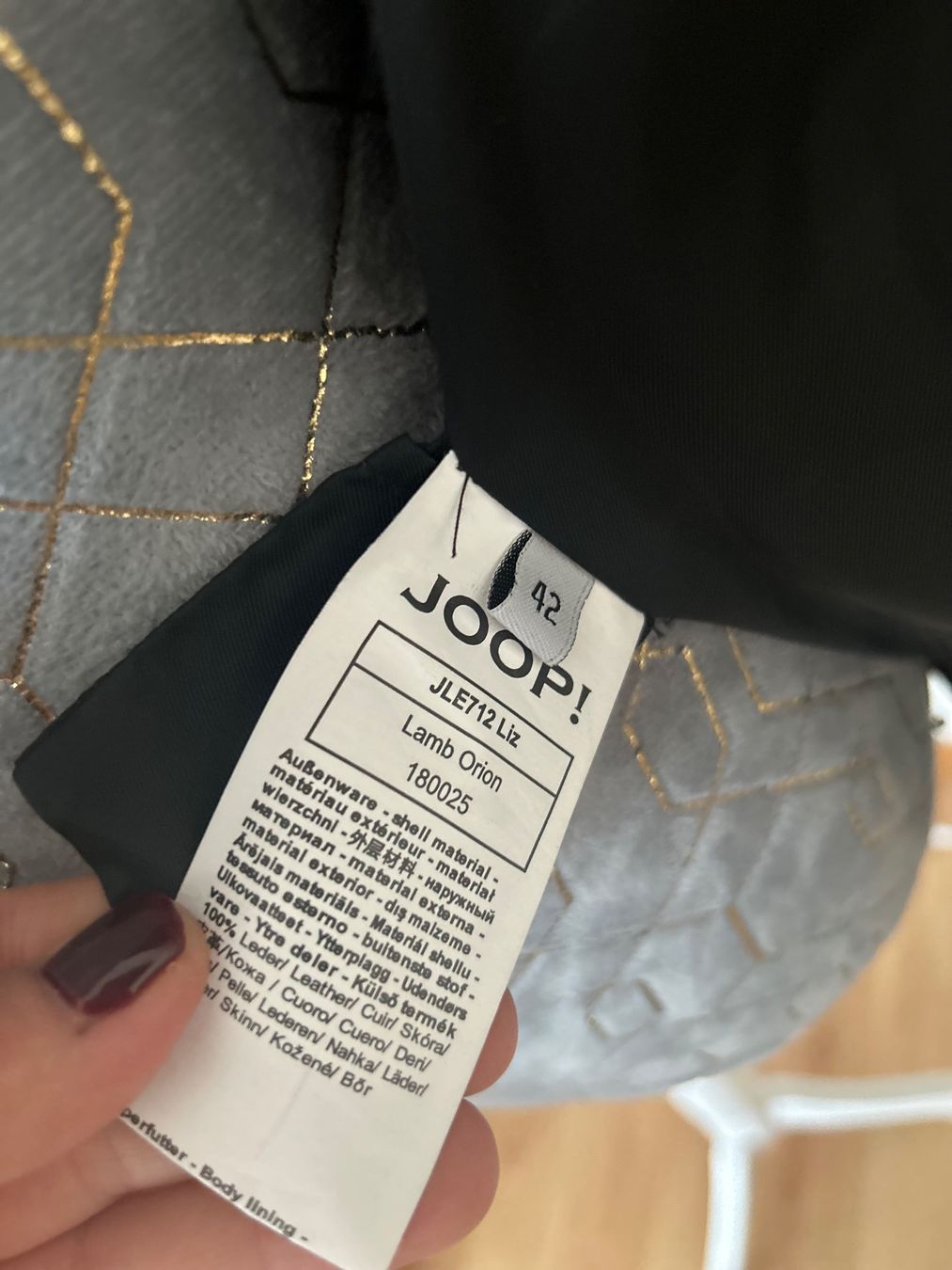 Joop Jacken: New JOOP Damen Lederjacke, Gr. 42 schwarz – Neu (gemäss Beschreibung) aus Zumikon von nat_96zs 5